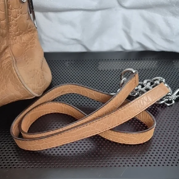 Michael Kors Tan Crocodile-Embossed Women's Handbag - Picture 4 of 15